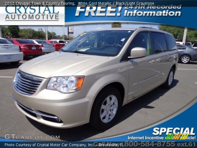 2012 Chrysler Town & Country Touring in White Gold Metallic