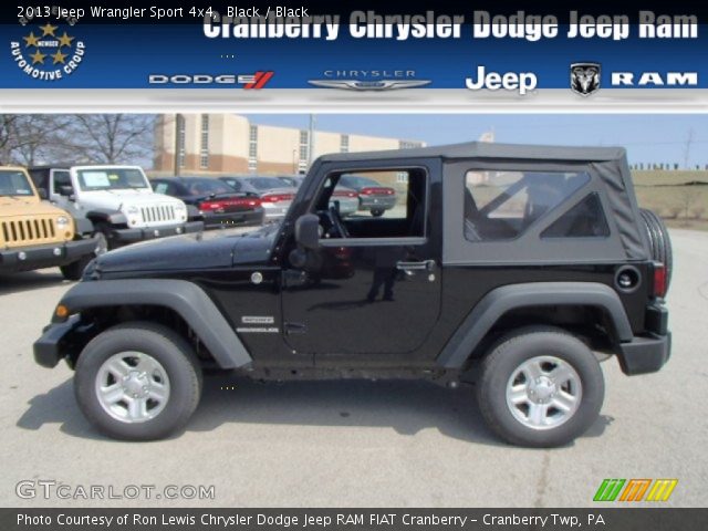 2013 Jeep Wrangler Sport 4x4 in Black