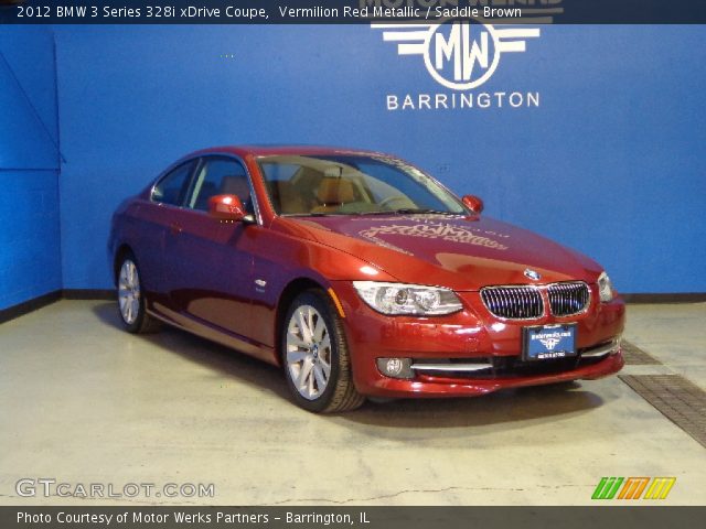 2012 BMW 3 Series 328i xDrive Coupe in Vermilion Red Metallic