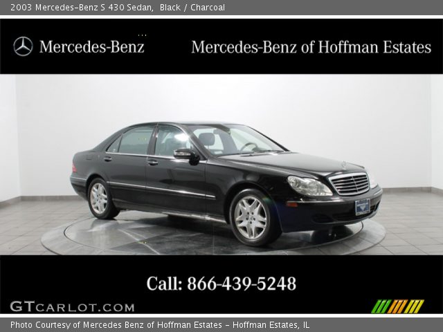 2003 Mercedes-Benz S 430 Sedan in Black
