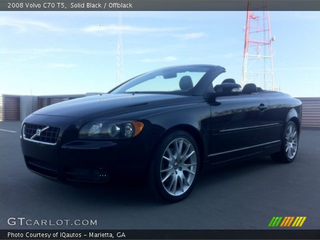 2008 Volvo C70 T5 in Solid Black