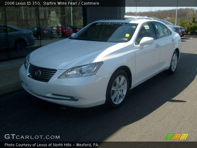 2008 Lexus ES 350 in Starfire White Pearl