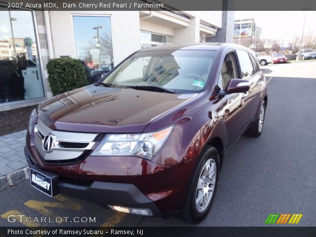 2007 Acura MDX  in Dark Cherry Red Pearl