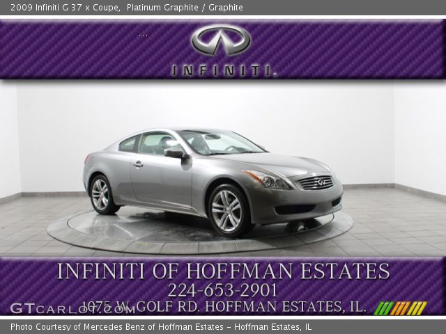 2009 Infiniti G 37 x Coupe in Platinum Graphite