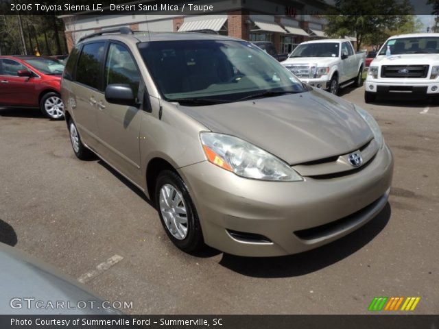 2006 Toyota Sienna LE in Desert Sand Mica