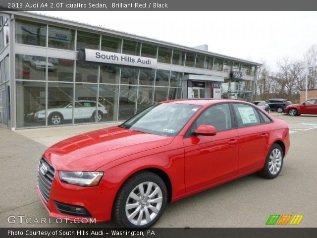 2013 Audi A4 2.0T quattro Sedan in Brilliant Red