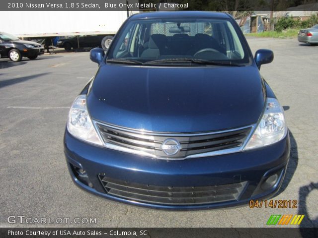 2010 Nissan Versa 1.8 S Sedan in Blue Onyx Metallic