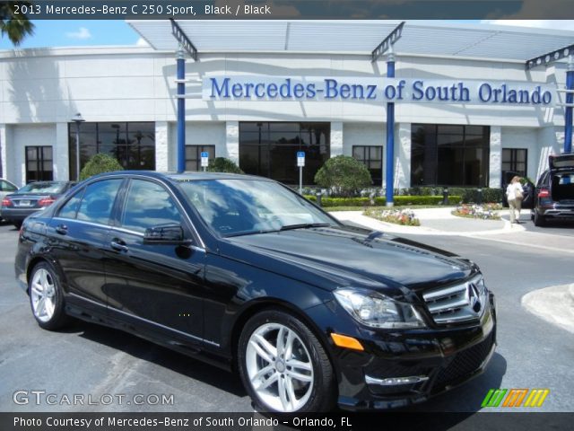 2013 Mercedes-Benz C 250 Sport in Black