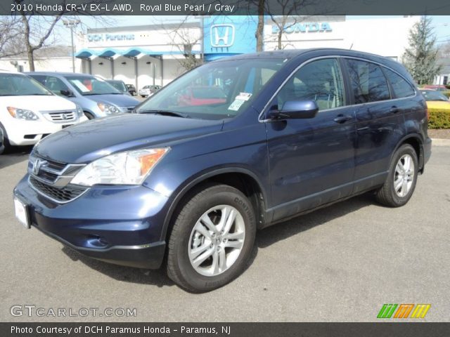 2010 Honda CR-V EX-L AWD in Royal Blue Pearl