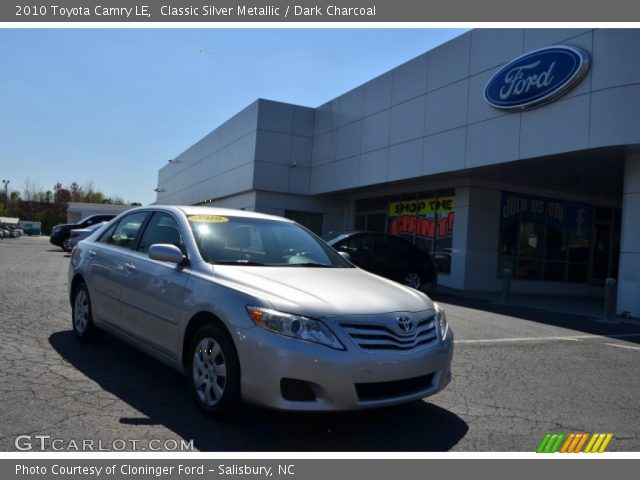 2010 Toyota Camry LE in Classic Silver Metallic