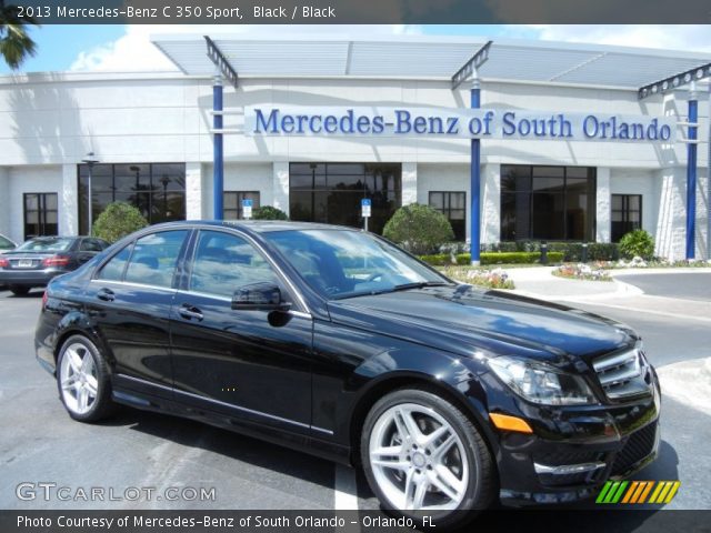 2013 Mercedes-Benz C 350 Sport in Black