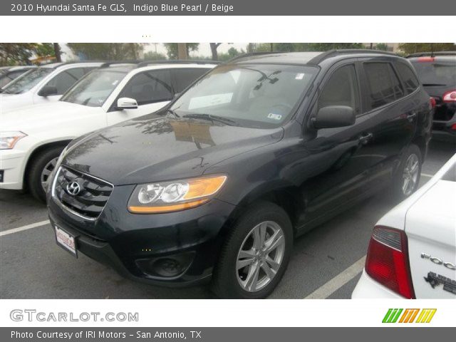 2010 Hyundai Santa Fe GLS in Indigo Blue Pearl