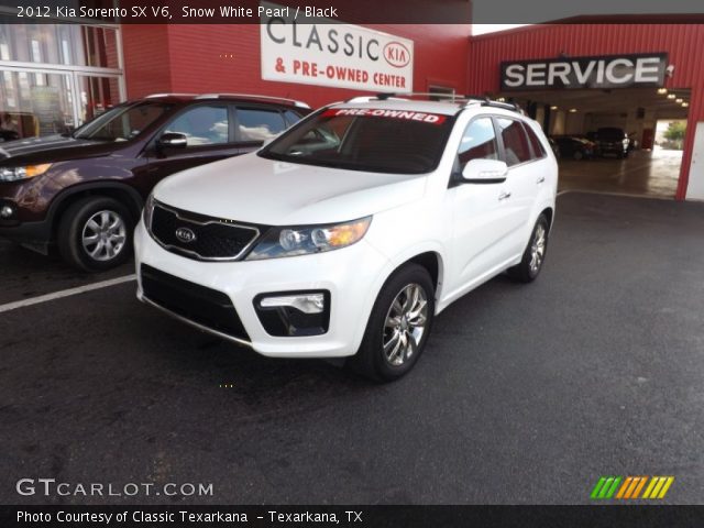 2012 Kia Sorento SX V6 in Snow White Pearl