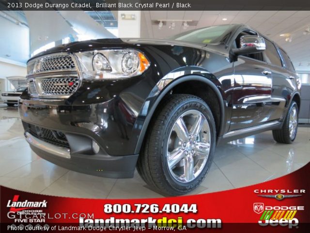 2013 Dodge Durango Citadel in Brilliant Black Crystal Pearl