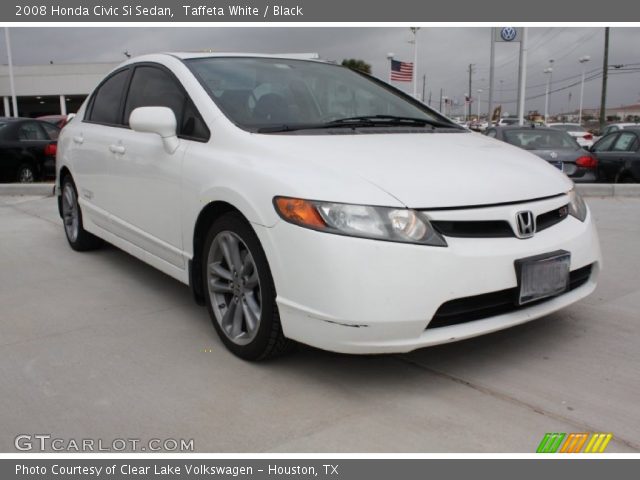 2008 Honda Civic Si Sedan in Taffeta White