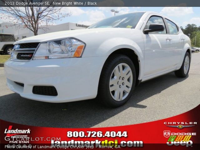 2013 Dodge Avenger SE in New Bright White