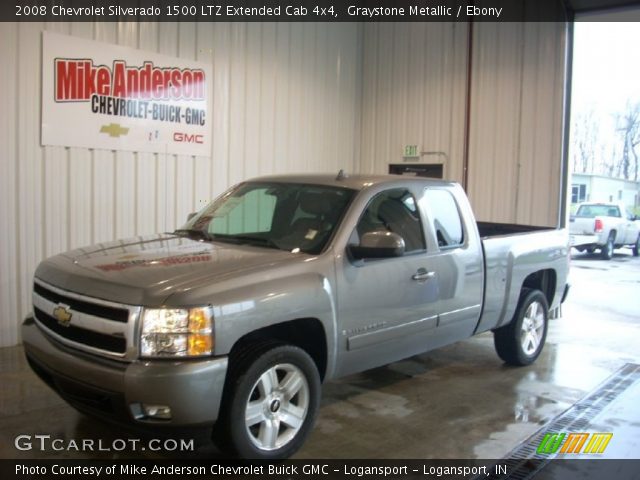 2008 Chevrolet Silverado 1500 LTZ Extended Cab 4x4 in Graystone Metallic