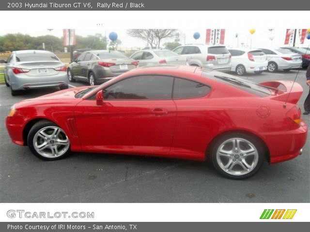 2003 Hyundai Tiburon GT V6 in Rally Red