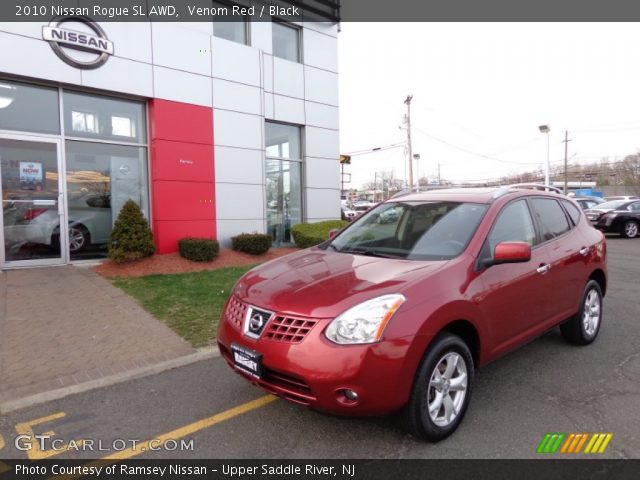 2010 Nissan Rogue SL AWD in Venom Red