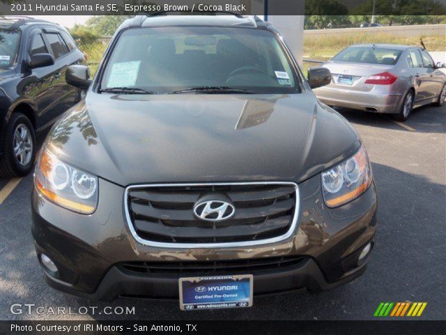 2011 Hyundai Santa Fe SE in Espresso Brown