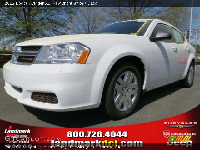 2013 Dodge Avenger SE in New Bright White