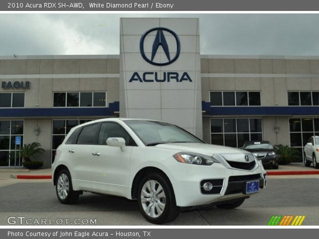 2010 Acura RDX SH-AWD in White Diamond Pearl