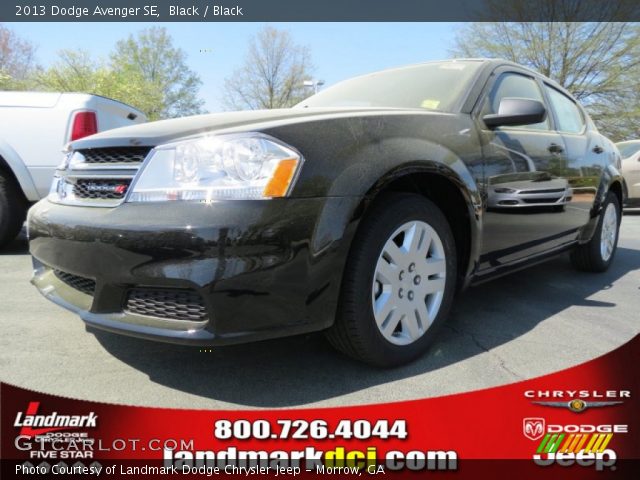 2013 Dodge Avenger SE in Black
