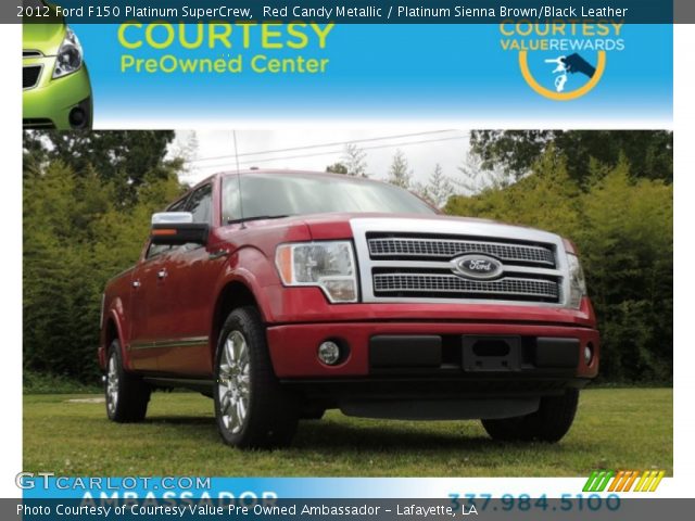 2012 Ford F150 Platinum SuperCrew in Red Candy Metallic