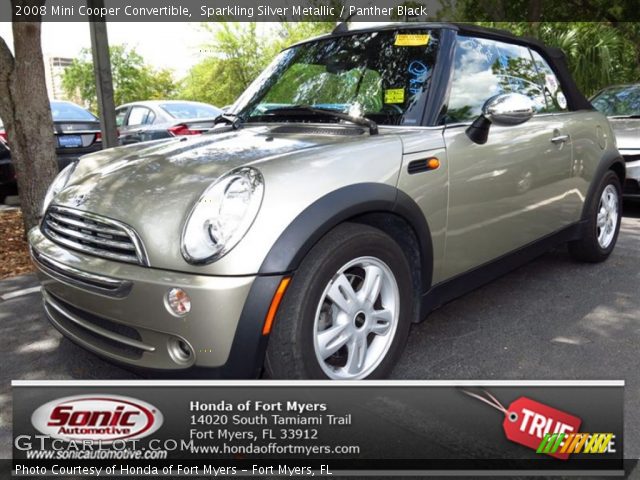 2008 Mini Cooper Convertible in Sparkling Silver Metallic