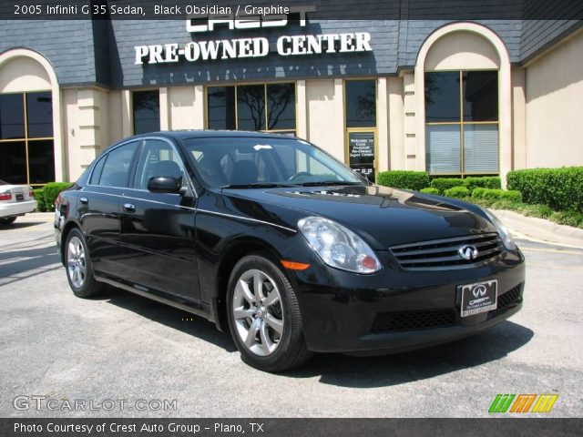 2005 Infiniti G 35 Sedan in Black Obsidian