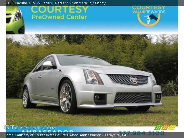 2013 Cadillac CTS -V Sedan in Radiant Silver Metallic