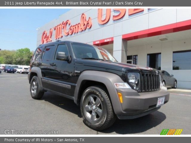 2011 Jeep Liberty Renegade 4x4 in Brilliant Black Crystal Pearl
