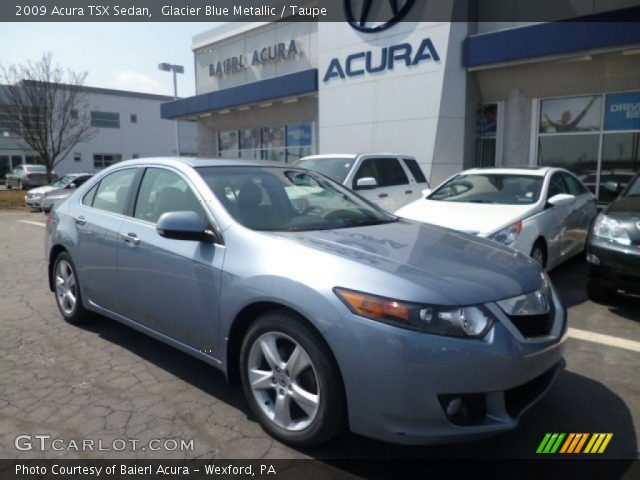2009 Acura TSX Sedan in Glacier Blue Metallic
