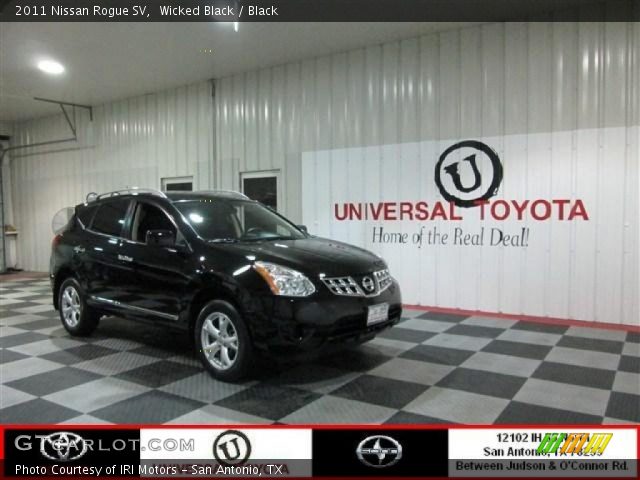 2011 Nissan Rogue SV in Wicked Black