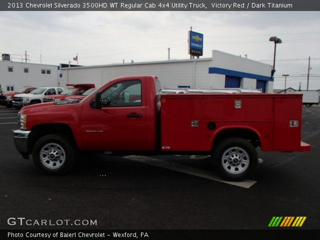 2013 Chevrolet Silverado 3500HD WT Regular Cab 4x4 Utility Truck in Victory Red