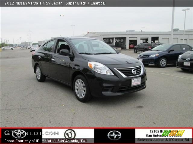 2012 Nissan Versa 1.6 SV Sedan in Super Black