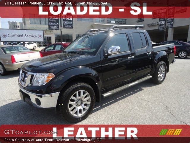 2011 Nissan Frontier SL Crew Cab 4x4 in Super Black