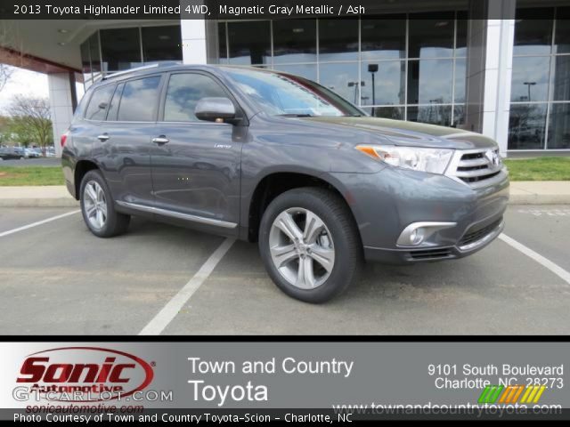 2013 Toyota Highlander Limited 4WD in Magnetic Gray Metallic