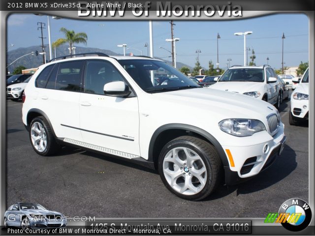 2012 BMW X5 xDrive35d in Alpine White