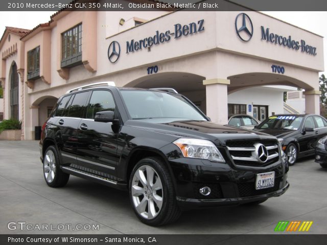 2010 Mercedes-Benz GLK 350 4Matic in Obsidian Black Metallic