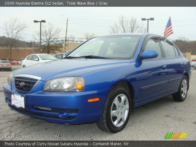 2006 Hyundai Elantra GLS Sedan in Tidal Wave Blue