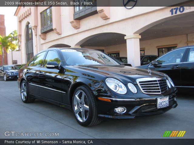 2009 Mercedes-Benz E 350 Sedan in Black