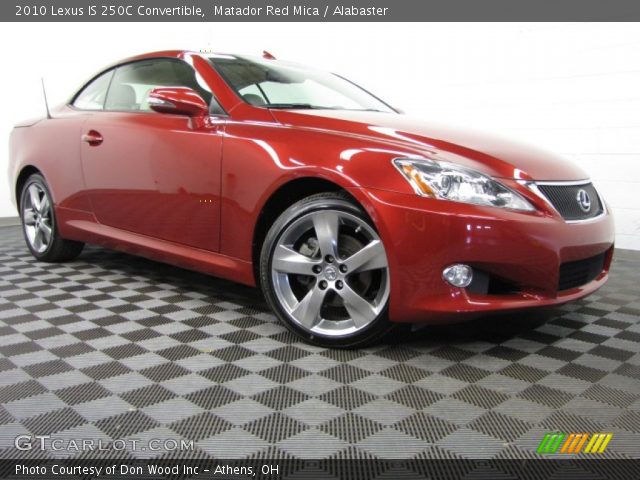 2010 Lexus IS 250C Convertible in Matador Red Mica