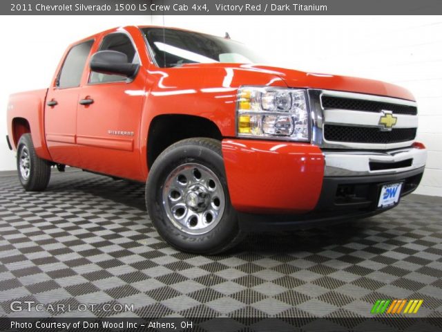 2011 Chevrolet Silverado 1500 LS Crew Cab 4x4 in Victory Red