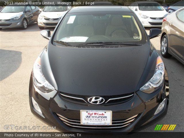 2013 Hyundai Elantra Limited in Midnight Black