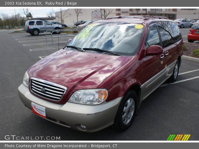 2003 Kia Sedona EX in Ruby Red