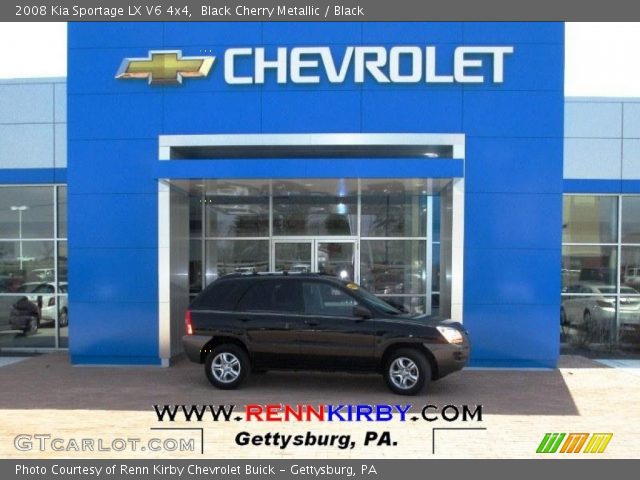 2008 Kia Sportage LX V6 4x4 in Black Cherry Metallic