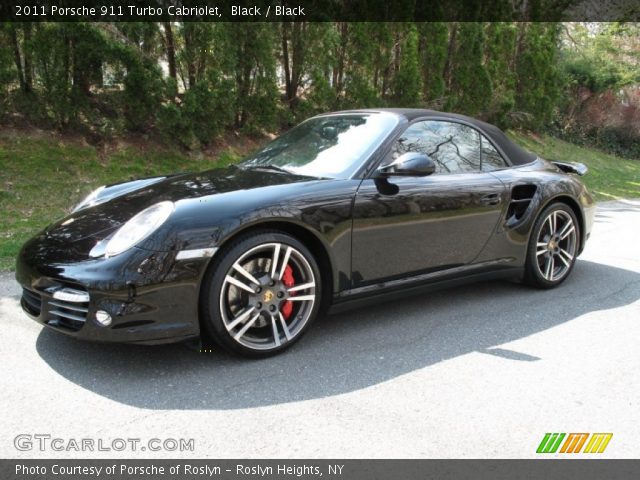 2011 Porsche 911 Turbo Cabriolet in Black