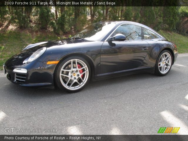 2009 Porsche 911 Targa 4S in Midnight Blue Metallic