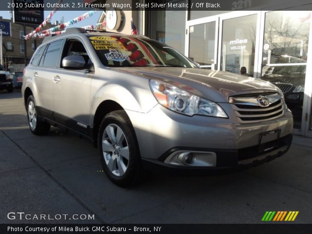 2010 Subaru Outback 2.5i Premium Wagon in Steel Silver Metallic